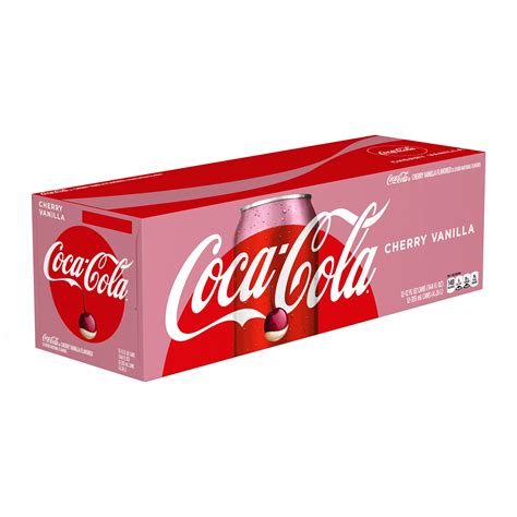 Coca Cola Cherry Vanilla Coke 12 Oz Cans Shop Soda At H E B