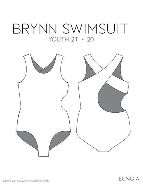 Brynn Swimsuit Eunoia Design Group Pdf Sewing Patterns For Youth