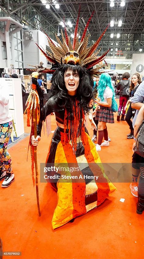 A Comic Con Attendee Poses During Ny Comic Con At Jacob Javitz Center News Photo Getty Images