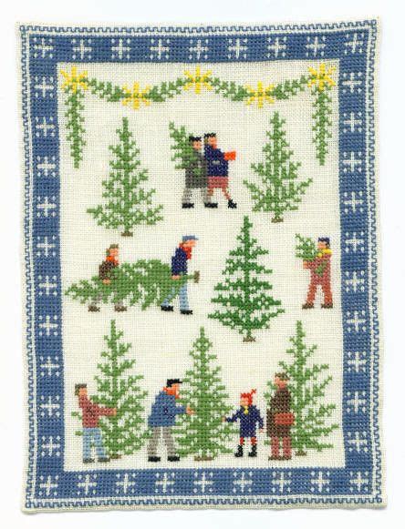 Christmas Trees Scandinavian Stitches Holiday Cross Stitch