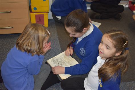 Buddy Reading With Year 4 Bussage Primary School