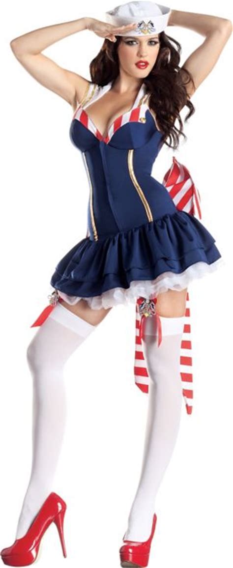 Adult Pin Up Sailor Body Shaper Costume Party City