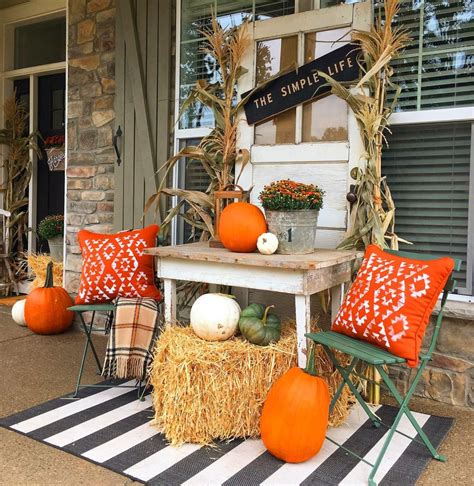 65 Diy Fall Decor Ideas For Indoor And Outdoor Fall Front Porch Decor