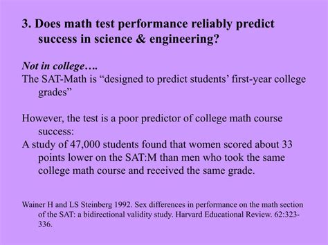 Ppt Sex Differences In Math Test Performance What Do They Mean Free