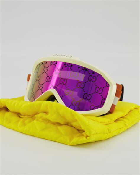 Moncler Ski Mask Goggles ‘ml0051 White La Boutique Eyewear