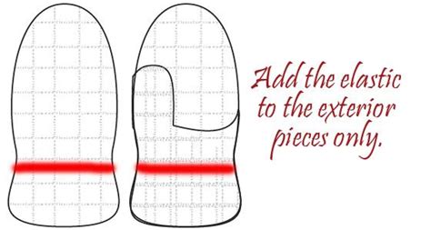 The fabric as you would any knit fabric, using a stretch stitch or a small zig zag. Free Mitten Pattern for Fleece and step by step tutorial ...
