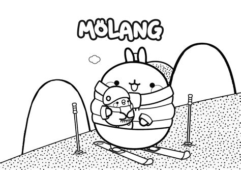 From now on, you will have more fun with not only watching this series but also can fill these beautiful illustrations with radiant colors, you can enjoy the wonderful moment you spend on this book! Molang 1 - MiniMini+