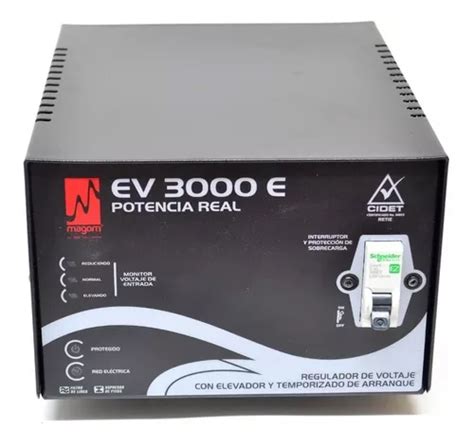 Regulador Voltaje Elevador 3000va 3kv Watt Potenciareal 110v Cuotas