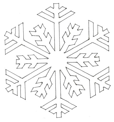 Snowflake Pattern Coloring Pages