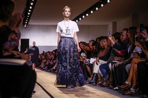 Dior Debuts Feminist T Shirt At Spring 2017 Fashion Show Vogue