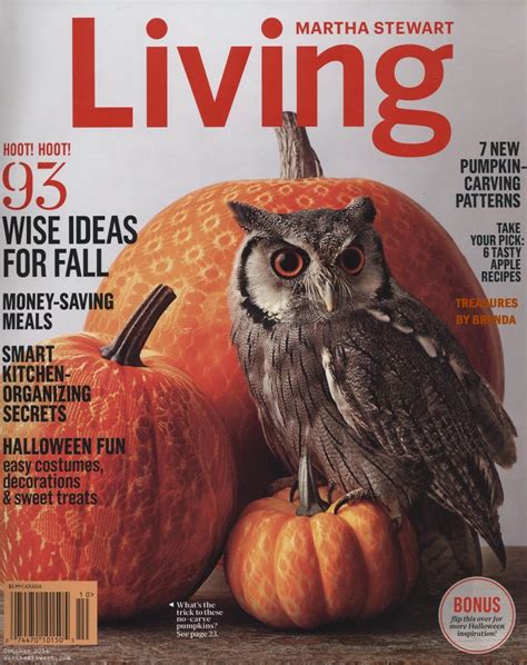 Martha Stewart Halloween Magazine Index 2014 Martha Stewart