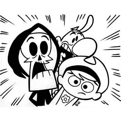 The Grim Adventures Of Billy And Mandy Dhingraaa Ezsketchthursday