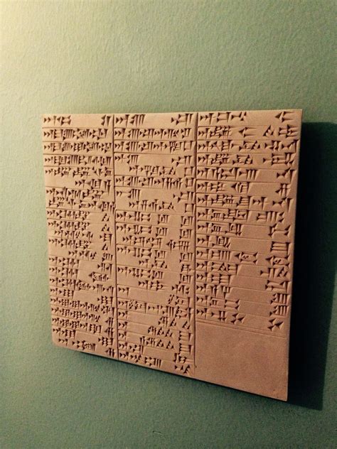 This Is My Rendition Of The Fifty Names Of The Chief Babylonian God