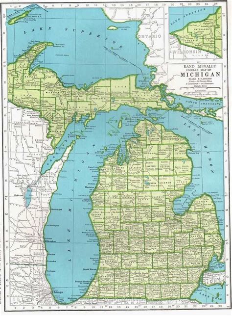 Topographical Map Michigan Secretmuseum