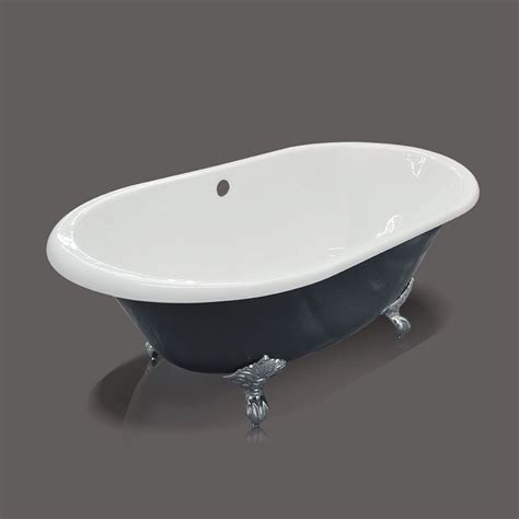This tub fits well in my small. Valley Cast Iron Tub With Metal Feet | The Home Depot Canada