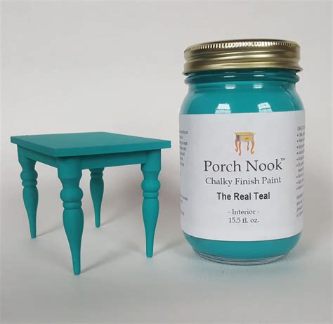 The Real Teal Chalky Finish Paint By Porch Nook Chalky Finish Paint