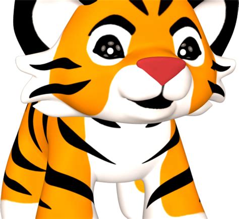 Download Animl Clipart Tiger Png Download 3144884 Pinclipart