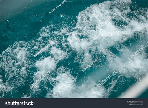 Overhead Shot Blue Sea Waves Stock Photo Edit Now 1529980673