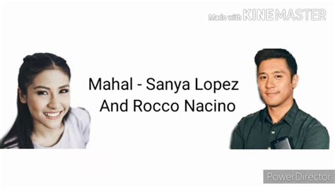 Mahal Sanya Lopez And Rocco Nacino Lyrics Video Youtube
