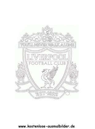 Flagge england kostenlose vektoren fotos und psd dateien. FC Liverpool - Vereinswappen-Fussball ausmalen ...