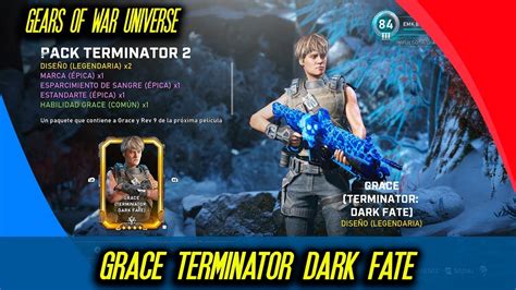 Gears 5 Nuevo Personaje Grace Terminator Dark Fate Youtube