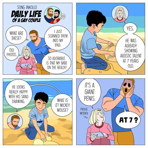 pin on daily life of a gay couple comics 2016