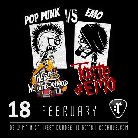 Buy Tickets To Pop Punk Versus Emo Night In West Dundee On Feb 18 2023