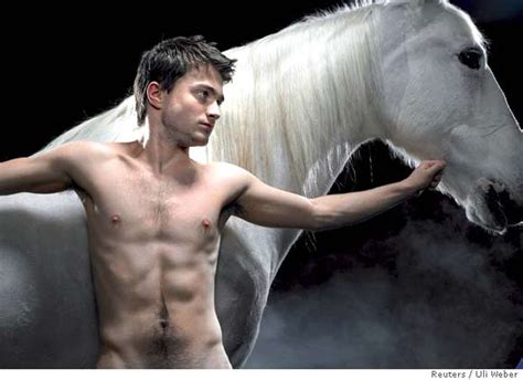 why nudity was the natural career move for harry potter actor daniel radcliffe