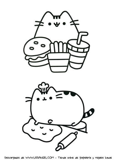 Dibujos Para Colorear De Gatitos Para Imprimir / Dibujos Para Colorear