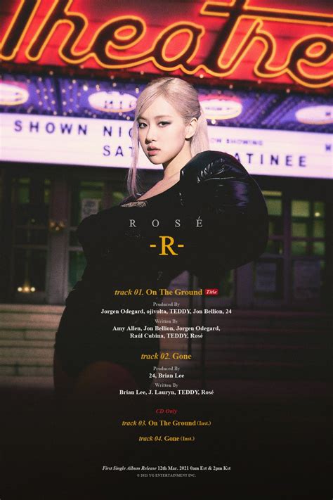 Соло дебют Розэ альбом R музыкальный клип On The Ground