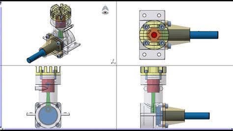 Working of 2 stroke petrol engine working principle animation hd please watch: CATIA animation of a simplified model of a 2 stroke engine ...