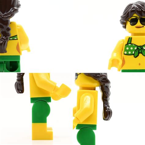 beachgoer lego minifigures lego minifigures world