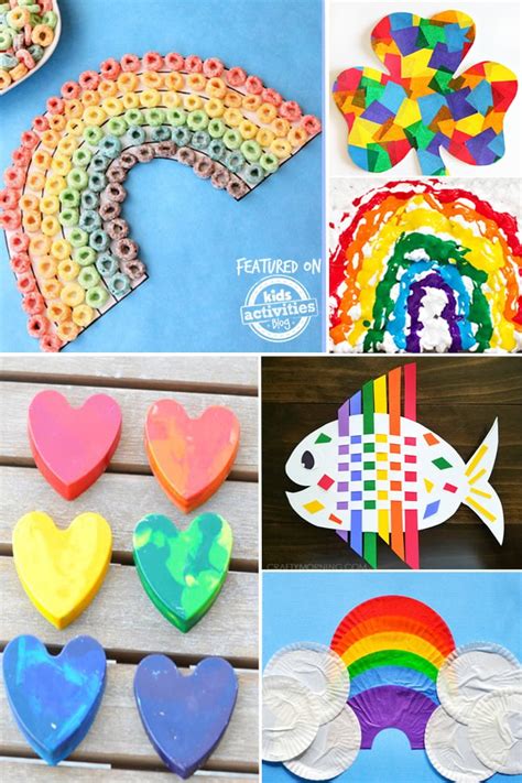 6 Rainbow Crafts For Preschoolers Rowannejanneke