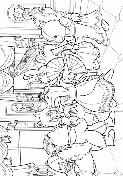 Sylvanian Families Coloring Colouring Pages Calico Critters