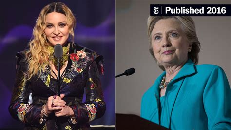 madonna and hillary ‘witch and ‘nasty woman as sisters in arms the new york times