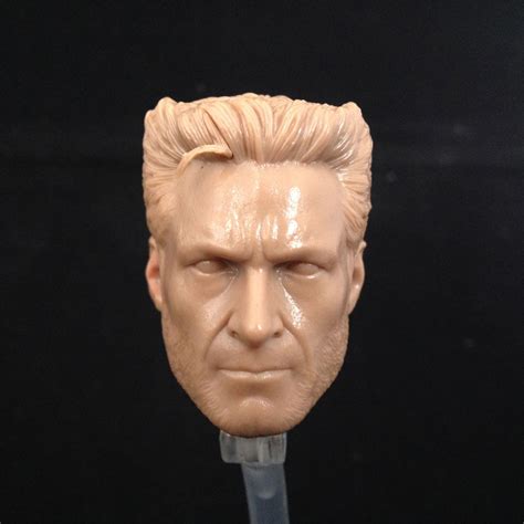 Custom Scale Hugh Jackman Wolverine Head Sculpt For Hot Toys Body