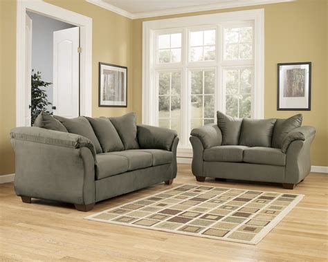 Did you scroll all this way to get facts about sage green sofa? Darcy Sage Living Room Set from Ashley (75003) | Coleman ...