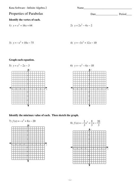 Printable in convenient pdf format. Algebra 2 Parabola Worksheet - Nidecmege