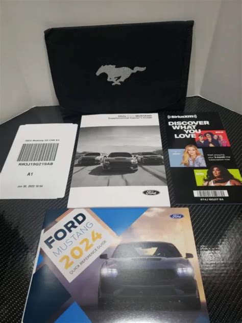 Brand New 2024 Ford Mustang Owners Manual Supplemental User Guide 49