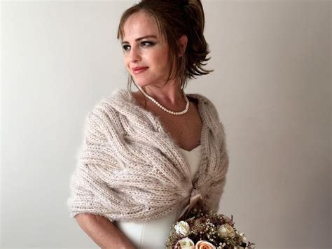 Bridal Wrap Winter Wedding Shawl Warm Wool Shrug Evening Etsy