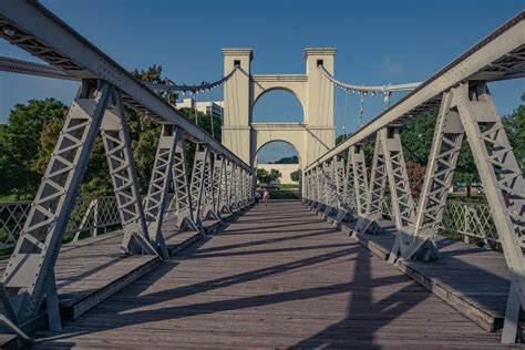 Waco Suspension Bridge Texas Time Travel