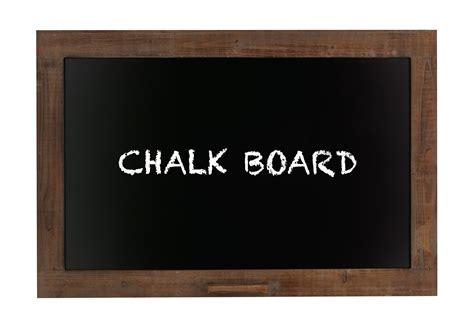 Smart Contemporary Styled Wood Blackboard