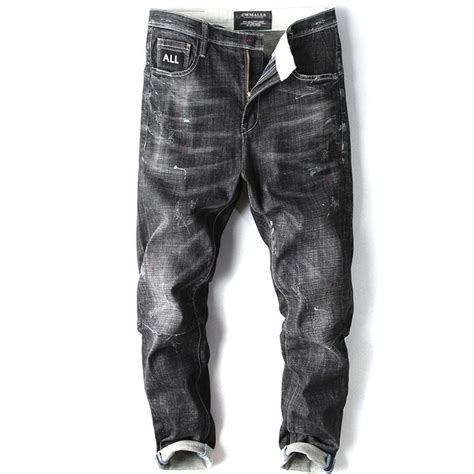 Cwmalls Black Ripped Skinny Jeans Mens Cw107009