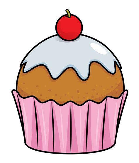 Cupcake Art On Clip Art Cupcake And Pink Cupcakes Clipartcow Clipartix