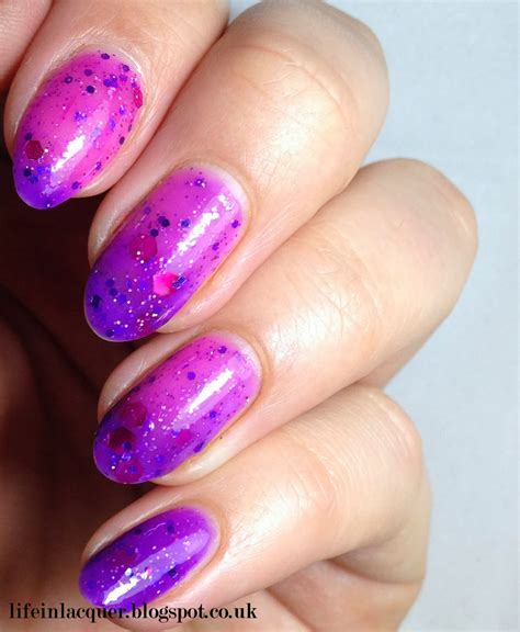 Life In Lacquer Polish Me Silly Grape Intentions Thermal Polish