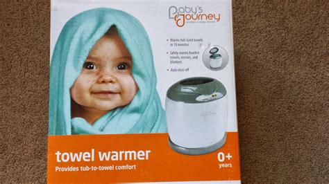 This fluffy towel can keep your child comfortable after a bath or pool time. Baby's Journey Towel Warmer Review and Giveaway - AnnMarie ...