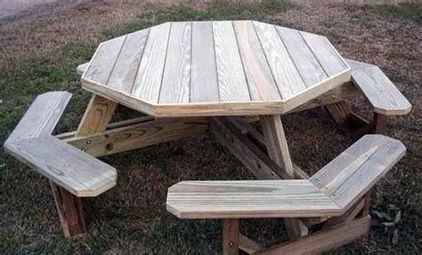 Build Your Own Octagon Picnic Table Image To U