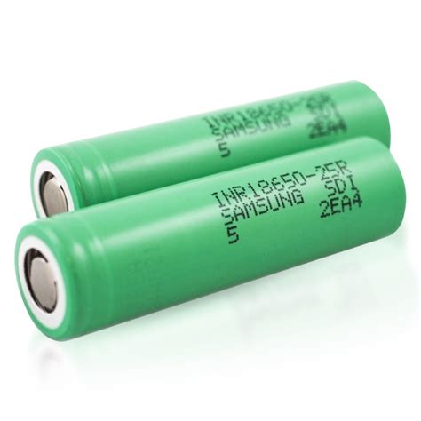 Set Of Two 2 Samsung Inr18650 25r 2500 Mah 18650 Battery Cells