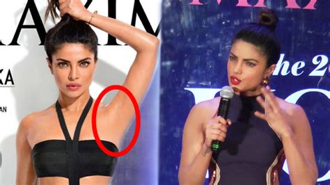 Priyanka Chopras Shocking Reaction On Clean Armpit Controversy Youtube