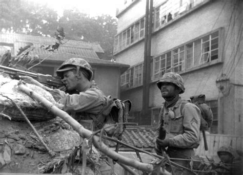 Filekorean Conflict A Soldier Of The United Nations Troops Fires From